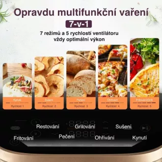 Cosori Turbo Tower Pro chytrá horkovzdušná fritéza 10, 8l černá