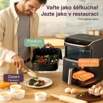 Cosori Turbo Tower Pro chytrá horkovzdušná fritéza 10, 8l černá