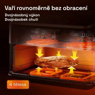 Cosori TF101S Dual blaze TwinFry 10l hozkovzdušná fritéza - bílá
