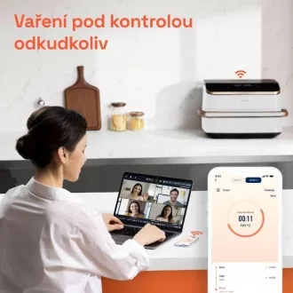 Cosori TF101S Dual blaze TwinFry 10l hozkovzdušná fritéza - bílá