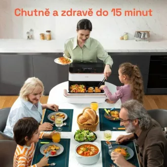 Cosori TF101S Dual blaze TwinFry 10l hozkovzdušná fritéza - bílá