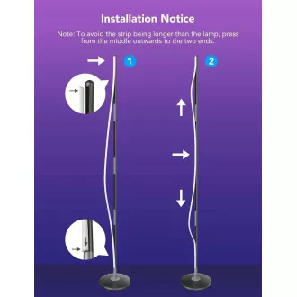 Govee RGBW Floor Lamp Lite stojací lampa Matter