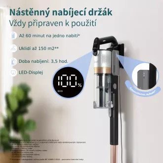 Levoit LVAC-300 Plus 6v1 Aku Turbo Cyclone černý