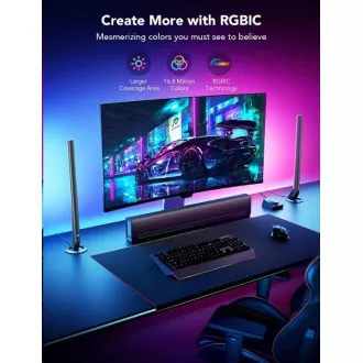 Govee Smart Gaming WiFi LED Panely + Smart Dual ovladač White