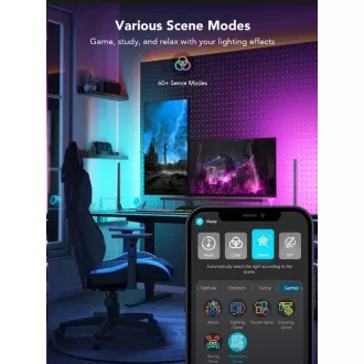 Govee Smart Gaming WiFi LED Panely + Smart Dual ovladač White