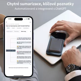 PLAUD NOTE Navy Blue - AI záznamník