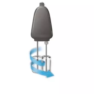 Philips HR3740/00 Viva Collection ruční šlehač, 450 W, dvojitá šlehací metla, 5 rychlostí, funkce turbo, bílý