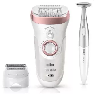 Braun Silk-épil 9-890 Rose Gold epilátor, SensoSmart, suché a mokré holení, 2 rychlosti, masážní systém, dárková edice Braun Silk-épil 9-890 Rose Gold epilátor, SensoSmart, suché a mokré holení, 2 rychlosti, masážní systém, dárková edice