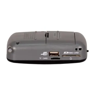 Orava RP 130 přenosný rádiopřijímač, SD Karta, výstup na sluchátka, LED displej, FM rádio, USB, AUX vstup, černý