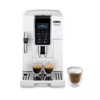DeLonghi ECAM 350.35.W Dinamica plnoautomatický kávovar, 1450 W, 15 bar, LCD displej, bílá DeLonghi ECAM 350.35.W Dinamica plnoautomatický kávovar, 1450 W, 15 bar, LCD displej, bílá