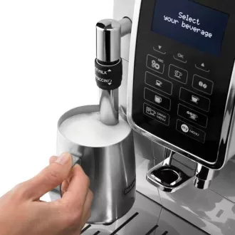 DeLonghi ECAM 350.35.W Dinamica plnoautomatický kávovar, 1450 W, 15 bar, LCD displej, bílá DeLonghi ECAM 350.35.W Dinamica plnoautomatický kávovar, 1450 W, 15 bar, LCD displej, bílá