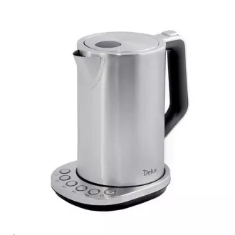 ORAVA Delux rychlovarná konvice, 2200 W, 1.7 l, regulace teploty, automatické vypnutí, nerez