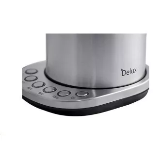 ORAVA Delux rychlovarná konvice, 2200 W, 1.7 l, regulace teploty, automatické vypnutí, nerez
