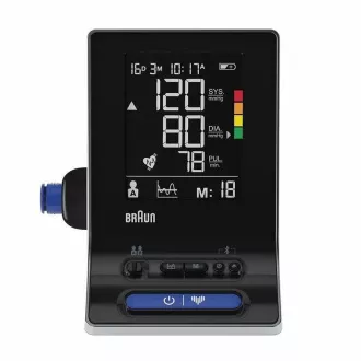 Braun ExactFit 5 CONNECT BUA6350 tlakoměr na paži, detekce arytmie, LCD displej, Bluetooth