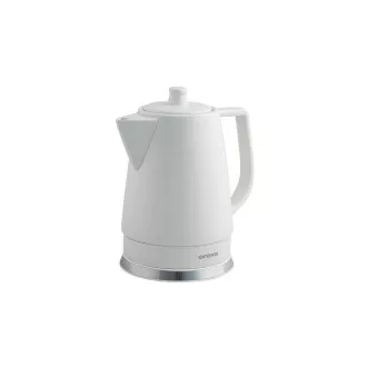 Orava VK-3813 W rychlovarná konvice, 1500 W, 1.5 l, kermická, automatické vypnutí, bílá