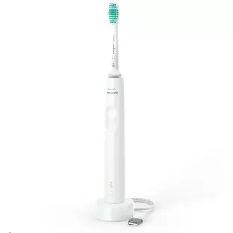 Philips HX3675/13 Sonicare 3100, set zubních kartáčků, pro dospělé, 31000 kmitů/min, časovač, tlakový senzor, bílý
