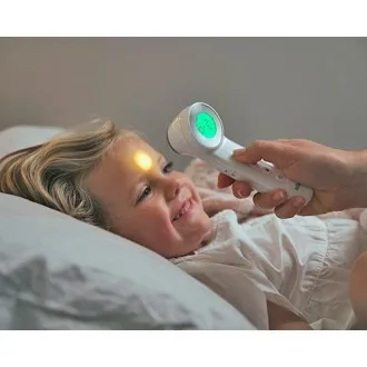 Braun BNT400WE bezkontaktní teploměr, Age Precision, tichý režim, podsvícený displej, bílý