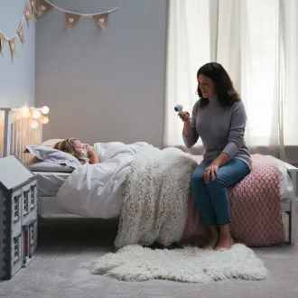 Braun BNT400WE bezkontaktní teploměr, Age Precision, tichý režim, podsvícený displej, bílý
