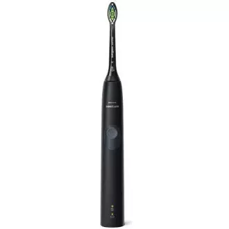 Philips Sonicare 4300 HX6800/44 sonický zubní kartáček, 1 režim, 2 intenzity, tlakový senzor, časovač, černá