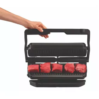 Tefal GC722834 Optigrill+ XL, gril, kontaktní, 2000 W, 9 programů grilování, tác na šťávu, automatický senzor, černý Tefal GC722834 Optigrill+ XL, gril, kontaktní, 2000 W, 9 programů grilování, tác na šťávu, automatický senzor, černý