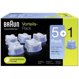 Braun CCR5+1 čístící náplně Braun CCR5+1 čístící náplně