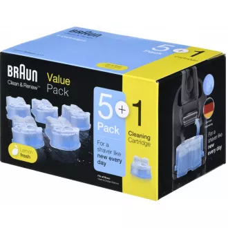 Braun CCR5+1 čístící náplně Braun CCR5+1 čístící náplně
