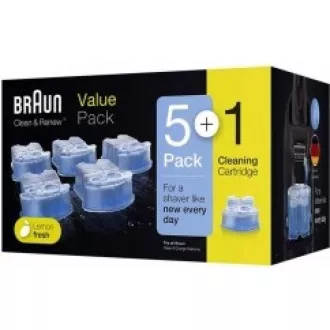 Braun CCR5+1 čístící náplně Braun CCR5+1 čístící náplně