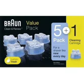 Braun CCR5+1 čístící náplně Braun CCR5+1 čístící náplně