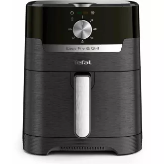 TEFAL EY501815 Easy Fry & Grill horkovzdušná fritéza, fritování a grilování, 4, 2 l, 1550 W, mechanické ovládání, černá
