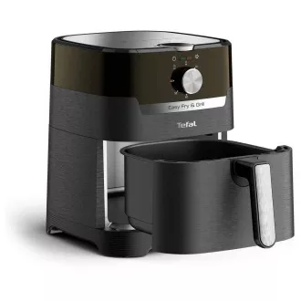 TEFAL EY501815 Easy Fry & Grill horkovzdušná fritéza, fritování a grilování, 4, 2 l, 1550 W, mechanické ovládání, černá