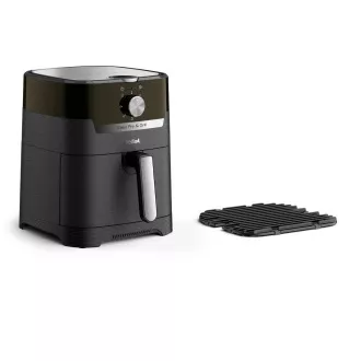 TEFAL EY501815 Easy Fry & Grill horkovzdušná fritéza, fritování a grilování, 4, 2 l, 1550 W, mechanické ovládání, černá