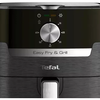 TEFAL EY501815 Easy Fry & Grill horkovzdušná fritéza, fritování a grilování, 4, 2 l, 1550 W, mechanické ovládání, černá