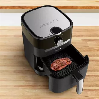 TEFAL EY501815 Easy Fry & Grill horkovzdušná fritéza, fritování a grilování, 4, 2 l, 1550 W, mechanické ovládání, černá
