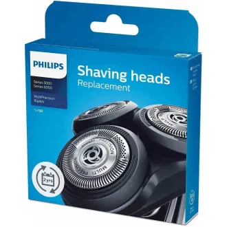 Philips SH50/50 náhradní holicí hlavy, trvanlivost 9 milionů oholených chloupků, 3 kusy v balení - Rozbalené