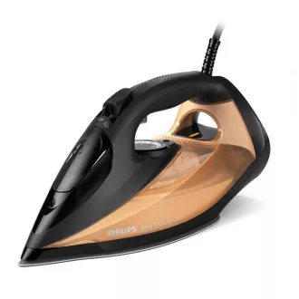 Philips DST7040/80 napařovací žehlička, 2800 W, automatické vypnutí, samočištění, kropení, zlatá / černá Philips DST7040/80 napařovací žehlička, 2800 W, automatické vypnutí, samočištění, kropení, zlatá / černá