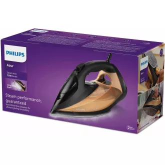 Philips DST7040/80 napařovací žehlička, 2800 W, automatické vypnutí, samočištění, kropení, zlatá / černá Philips DST7040/80 napařovací žehlička, 2800 W, automatické vypnutí, samočištění, kropení, zlatá / černá