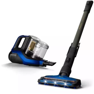 Philips 8000 Series XC8049/01 akumulátorový vysavač, tyčový, LED osvětlení, PowerCyclone 10, modrý