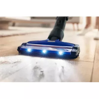 Philips 8000 Series XC8049/01 akumulátorový vysavač, tyčový, LED osvětlení, PowerCyclone 10, modrý