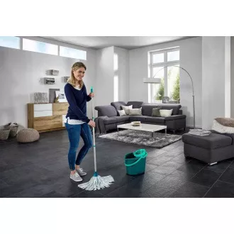 Leifheit 56792 Classic Mop Set úklidový set, třásňový mop, ždímací mop, kbelík