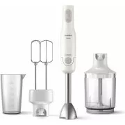 Philips Daily Collection ProMix HR2546/00 tyčový mixér, 700 W, funkce Turbo, ergonomický design, bílý