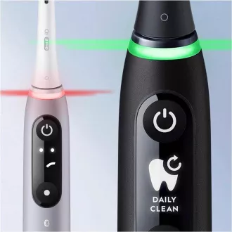 Oral-B iO6 elektrický zubní kartáček, magnetický, 5 režimů, displej, umělá inteligence, časovač, černý Oral-B iO6 elektrický zubní kartáček, magnetický, 5 režimů, displej, umělá inteligence, časovač, černý