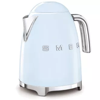 Smeg KLF03PBEU rychlovarná konvice, 1, 7 l (7 šálků), 2400 W, styl 50. let, pastelově modrá Smeg KLF03PBEU rychlovarná konvice, 1, 7 l (7 šálků), 2400 W, styl 50. let, pastelově modrá