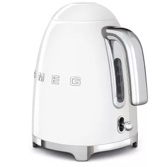 Smeg KLF03WHEU, rychlovarná konvice, 1, 7 l, (7 šálků), 2400 W, styl 50. let, bílá