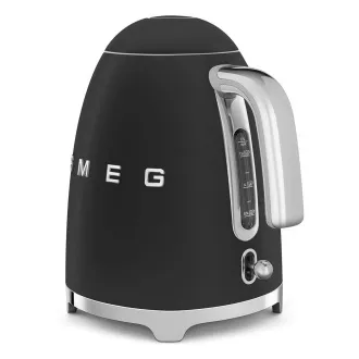 Smeg KLF03BLMEU, rychlovarná konvice, 1, 7 l, (7 šálků), 2400 W, styl 50. let, matná černá