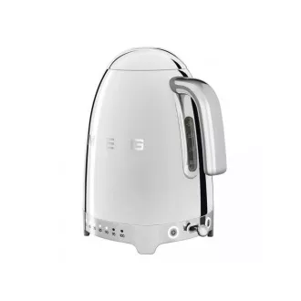 Smeg KLF04SSEU rychlovarná konvice, 1, 7 l (7 šálků), 2400 W, styl 50. let, řízení teploty, 7 programů, chromová Smeg KLF04SSEU rychlovarná konvice, 1, 7 l (7 šálků), 2400 W, styl 50. let, řízení teploty, 7 programů, chromová
