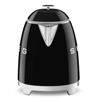 Smeg KLF05BLEU mini rychlovarná konvice, 0, 8 l / 3 šálky, 1400 W, styl 50. let, černá