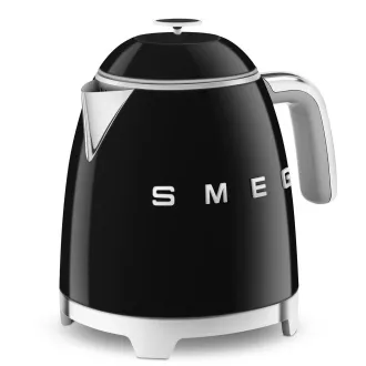Smeg KLF05BLEU mini rychlovarná konvice, 0, 8 l / 3 šálky, 1400 W, styl 50. let, černá