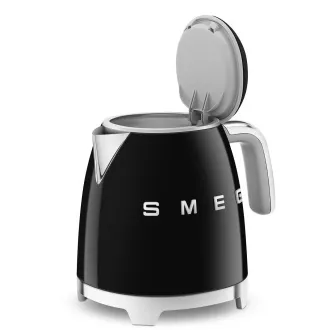 Smeg KLF05BLEU mini rychlovarná konvice, 0, 8 l / 3 šálky, 1400 W, styl 50. let, černá