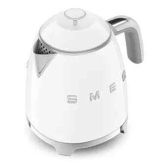 Smeg KLF05WHEU, mini rychlovarná konvice, 0, 8 l / 3 šálky, 1400 W, styl 50. let, bílá