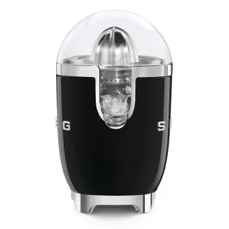 Smeg CJF11BLEU citrusový odšťavňovač, 70 W, manuální tlak, univerzální kužel z nerezové oceli, černý